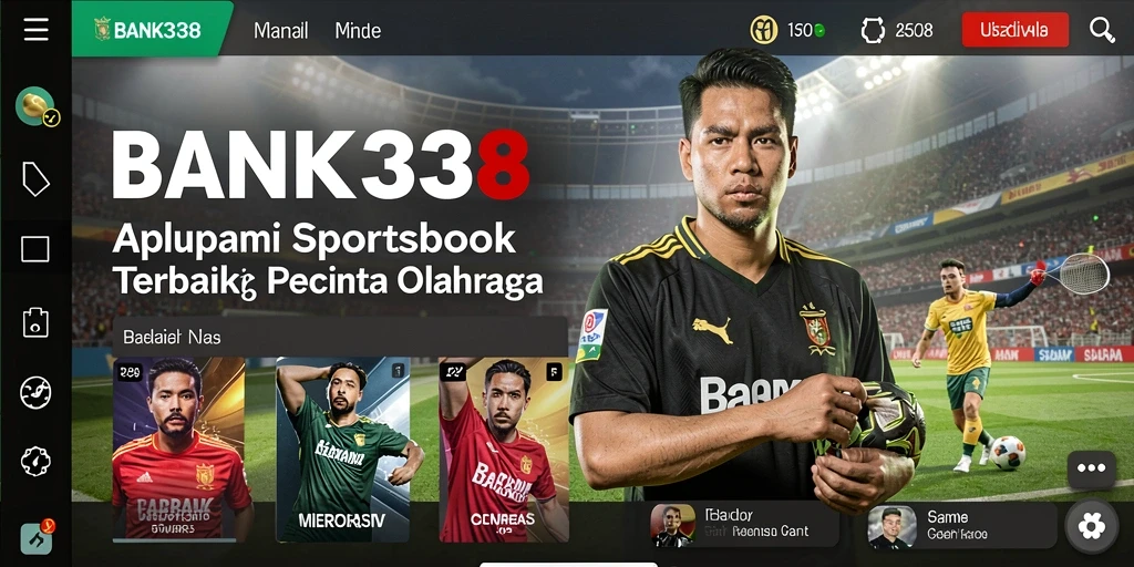 Tampilan menarik dari aplikasi Sportsbook BANK338.