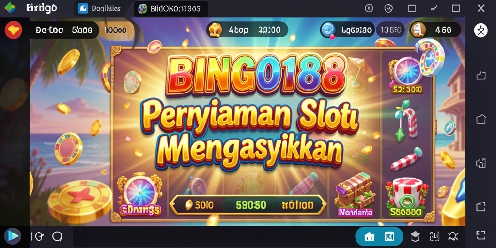 Tampilan menarik dari gameplay BINGO188 yang penuh warna.