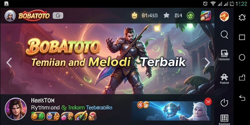 Tampilan gameplay interaktif BOBATOTO yang seru dan menyenangkan.