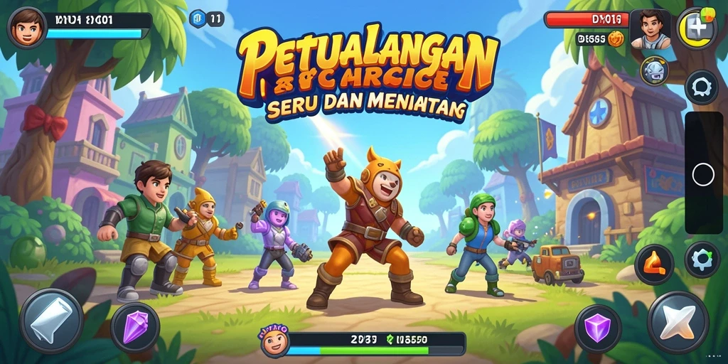 Screenshot menunjukkan gameplay seru dalam permainan DY01.