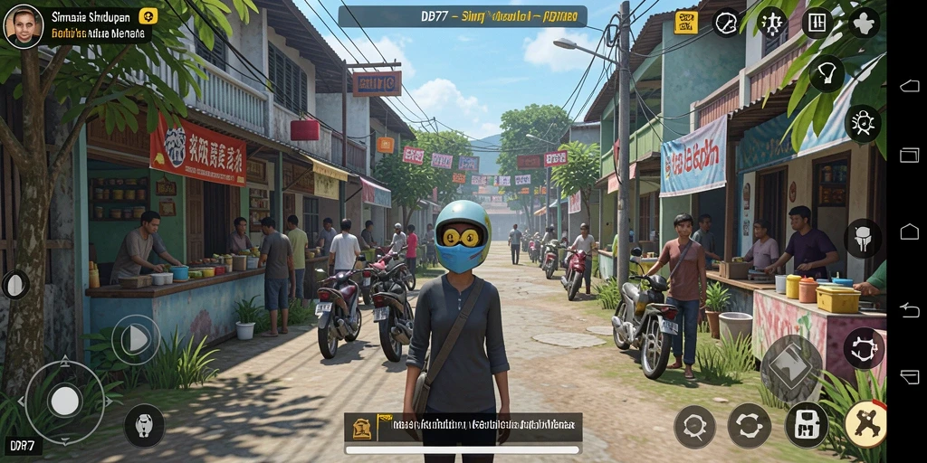 Tampilan gameplay IDR77 menampilkan interaksi karakter yang dinamis.