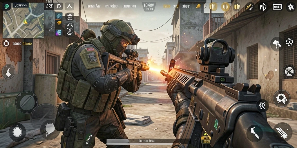 Tampilan aksion seru dari gameplay <strong>IDRRP</strong> yang mendebarkan.