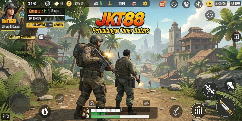 Screenshot gameplay <strong>JKT88</strong> yang penuh aksi dari dunia terbuka.