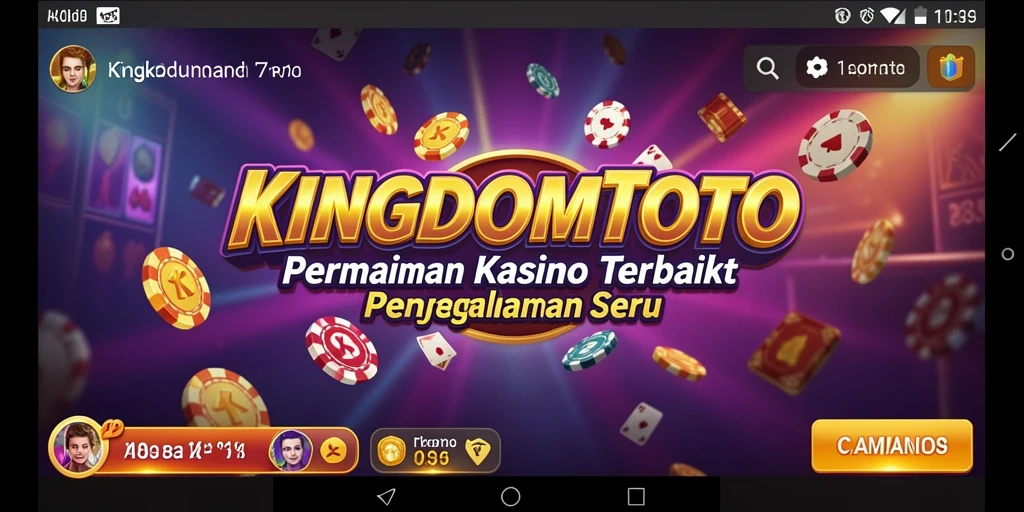 Tampilan gameplay seru di aplikasi KINGDOMTOTO.