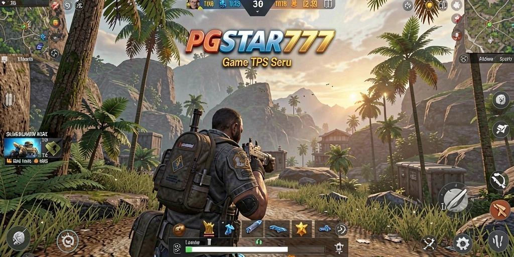 Tampilan gameplay mendebarkan dari PGSTAR777 dengan aksi TPS seru.