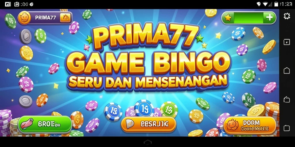 Tampilan seru permainan Bingo di PRIMA77 yang mengasyikkan.