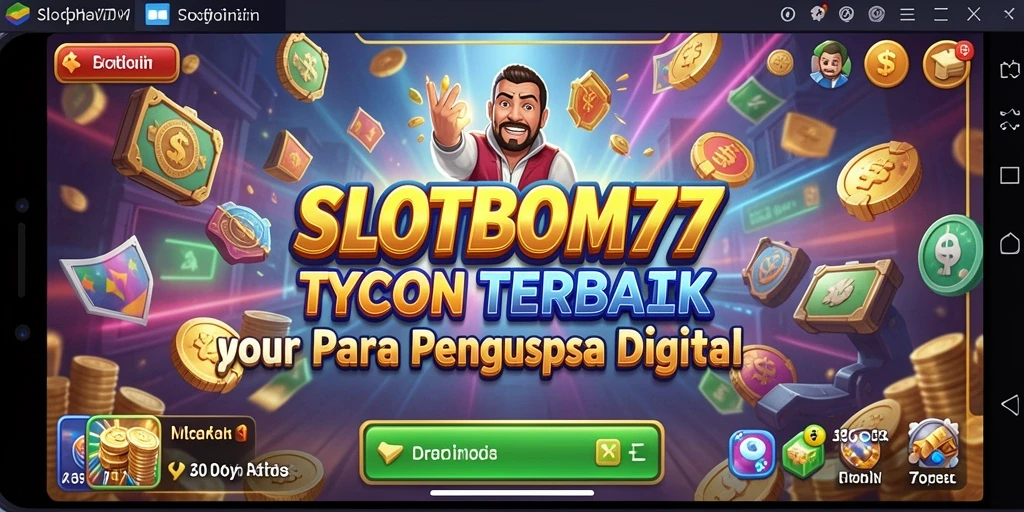 Tangkapan layar permainan SLOTBOM77 menampilkan keseruan membangun kerajaan bisnis.