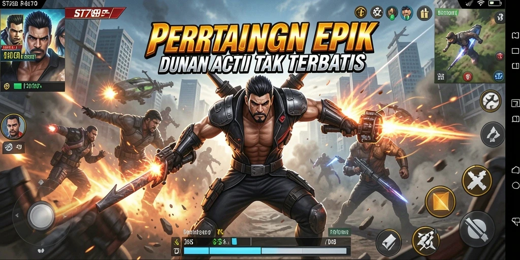 Tampilan gameplay ST789 yang mendebarkan dan penuh aksi.