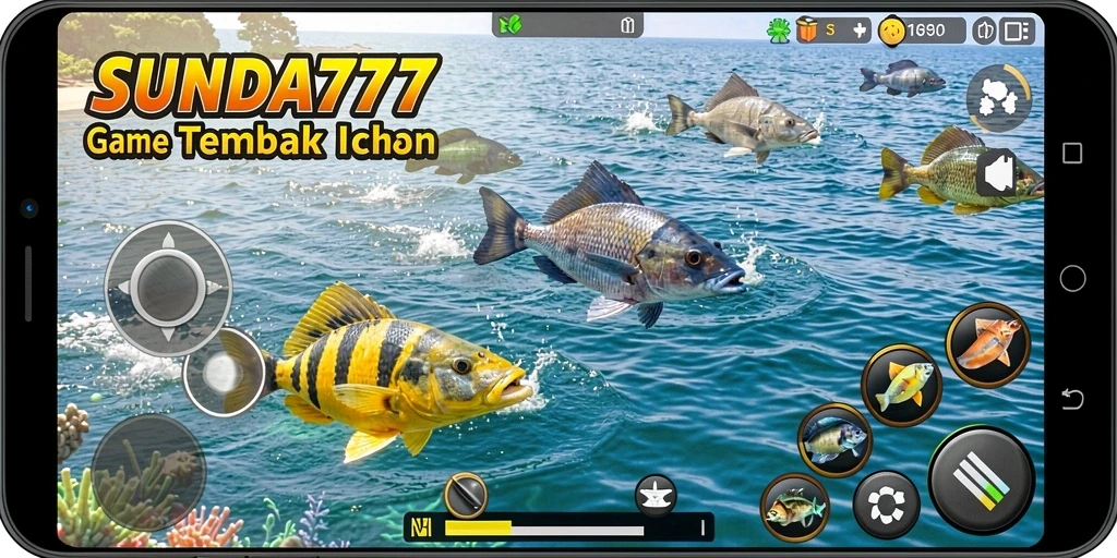 Tampilan gameplay SUNDA777 dalam aksi Tembak Ikan yang seru.