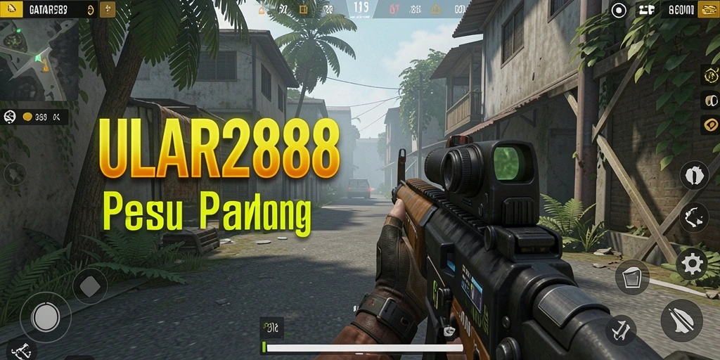 Tangkapan layar menunjukkan aksi intens gameplay ULAR288 di medan perang.