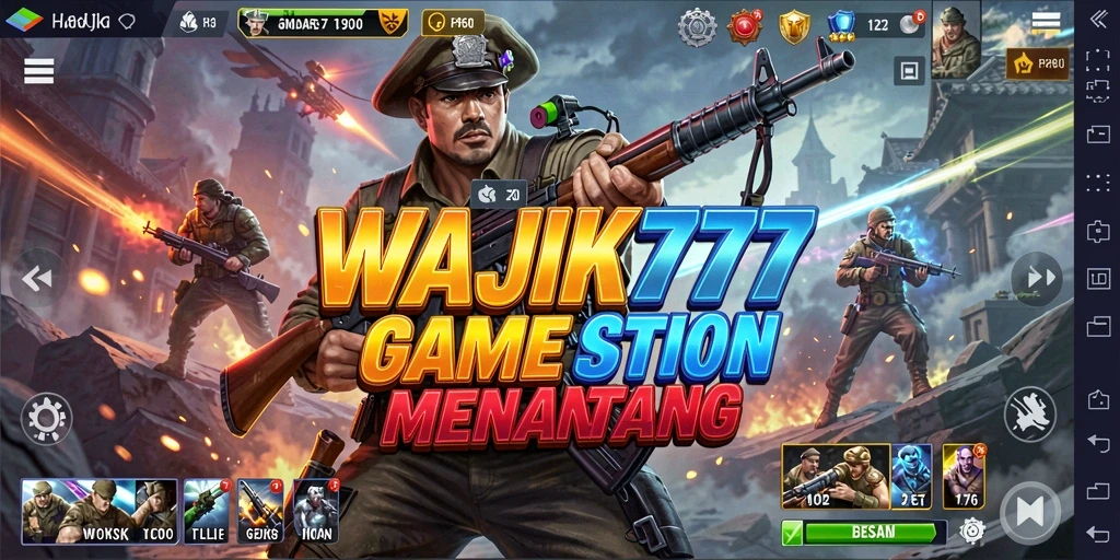 Tampilan gameplay Action yang mendebarkan di WAJIK777.